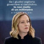 Meloni chi vuole governare deve essere votato dal popolo